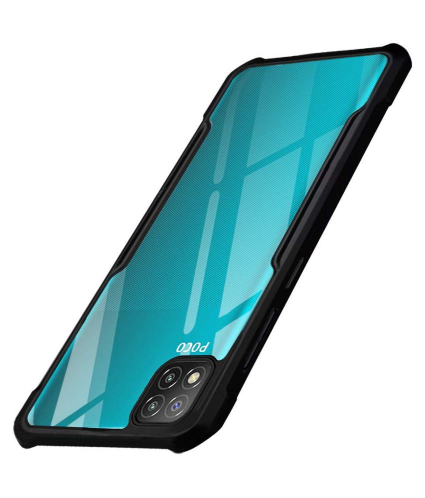     			Xiaomi Redmi Poco C3 Shock Proof Case KOVADO - Black AirEdge Protection