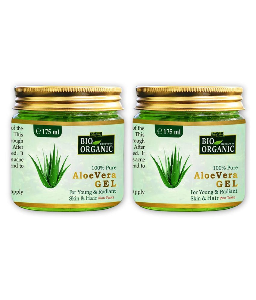 Buy Indus Valley BIO Organic Aloe Vera Gel For Skin, Hair & Multipurpose  Benefits - Twin Pack 350ml Online at Best Price in India - Snapdeal
