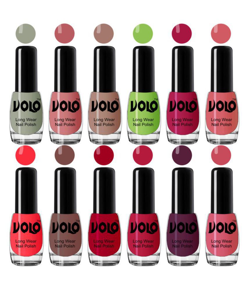     			VOLO Best Affordable FullYear Collection Nail Polish Combo 12 Pcs Multi Glossy 60 mL
