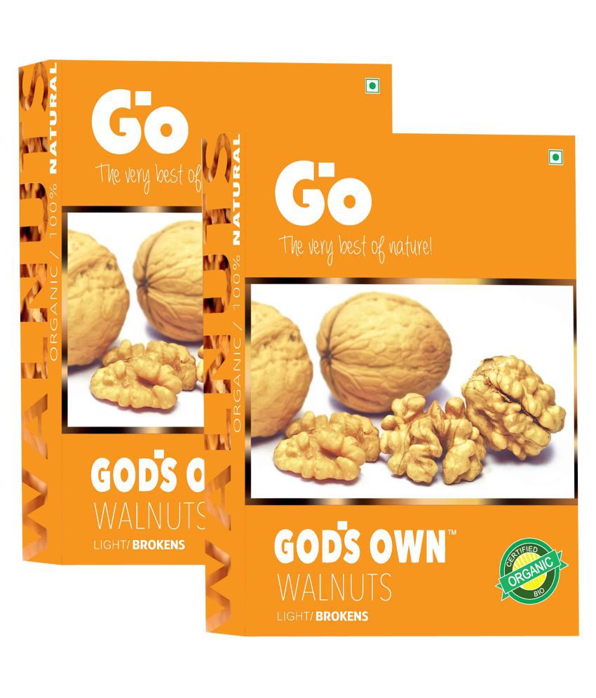 GO Organic Light Broken Walnuts (without shell) 500g (250g x 2)