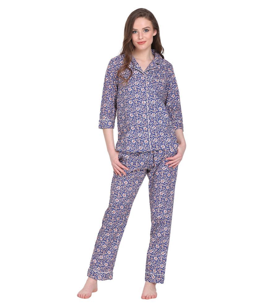 cotton night suit set