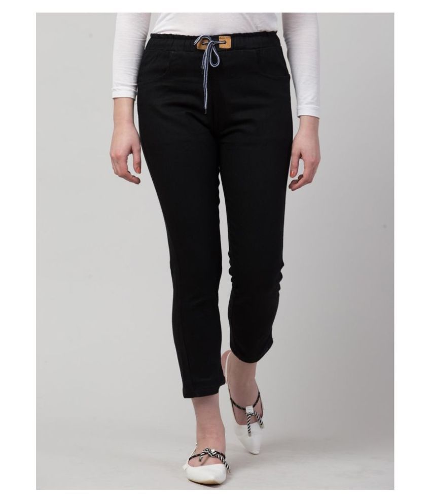 Ira Premium Collections Denim Lycra Jeans - Black