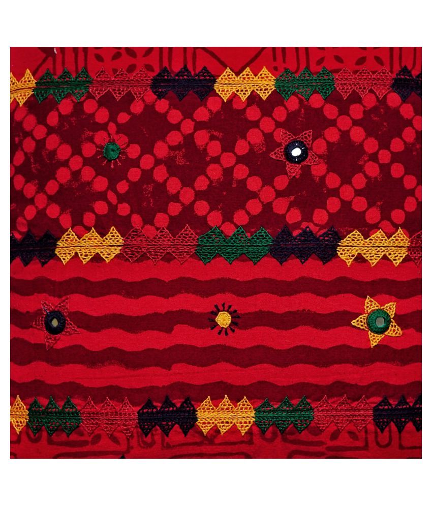 TribesIndia Bangalore Single Cotton Cushion Covers 40X40 cm (16X16