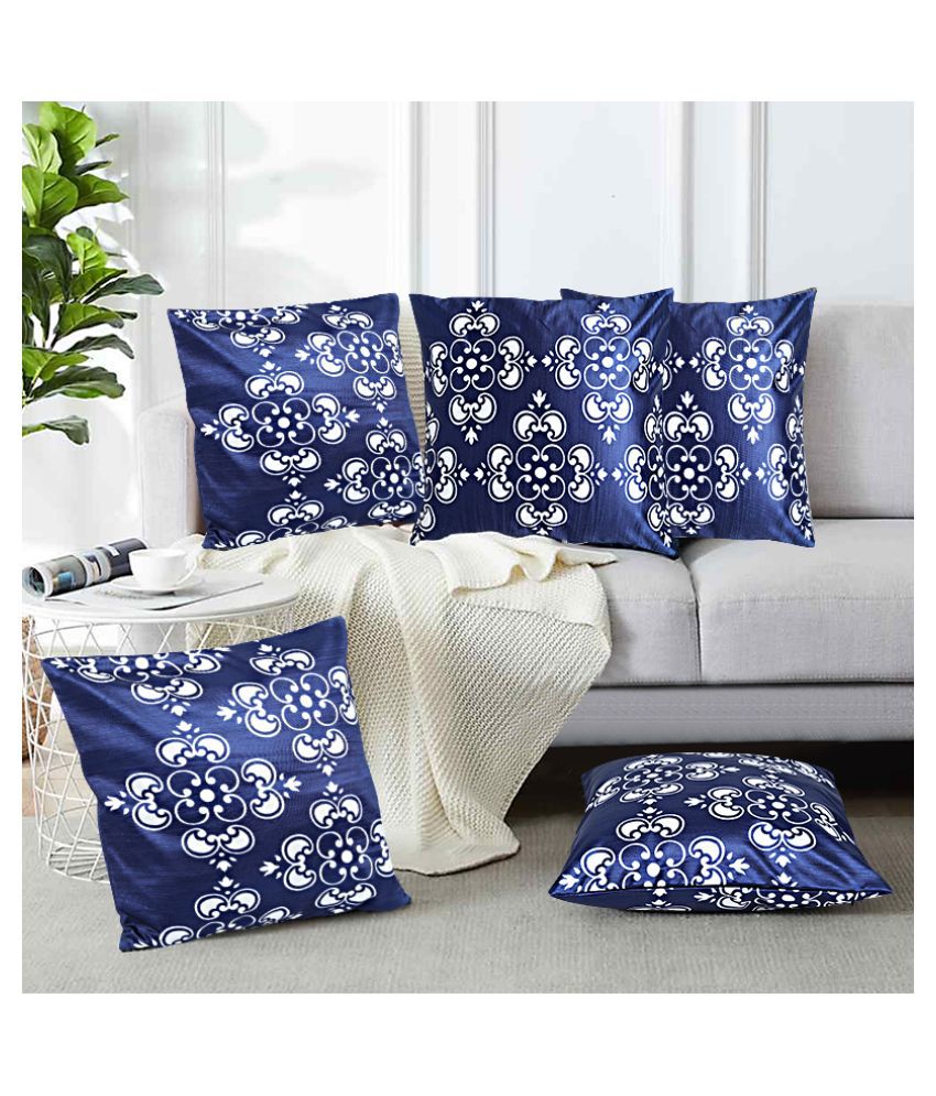     			Veronica Deco Set of 5 Polyester Cushion Covers 40X40 cm (16X16)