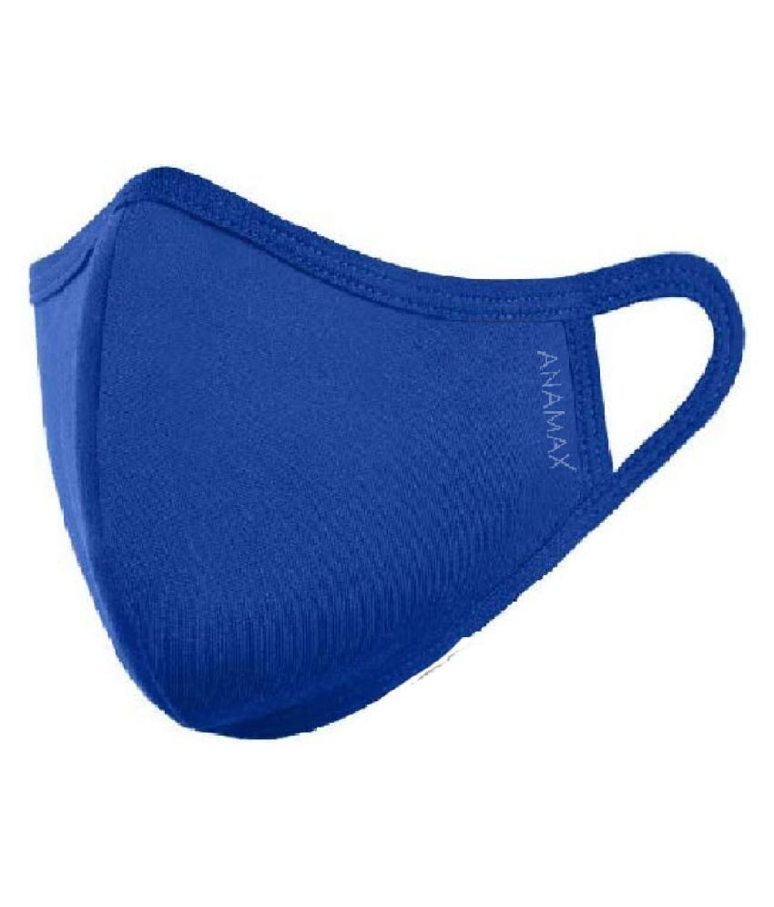 Face Mask Reusable Washable Stretchable Cotton Face Mask Multicolor (Pack of 5) Medium Size Buy