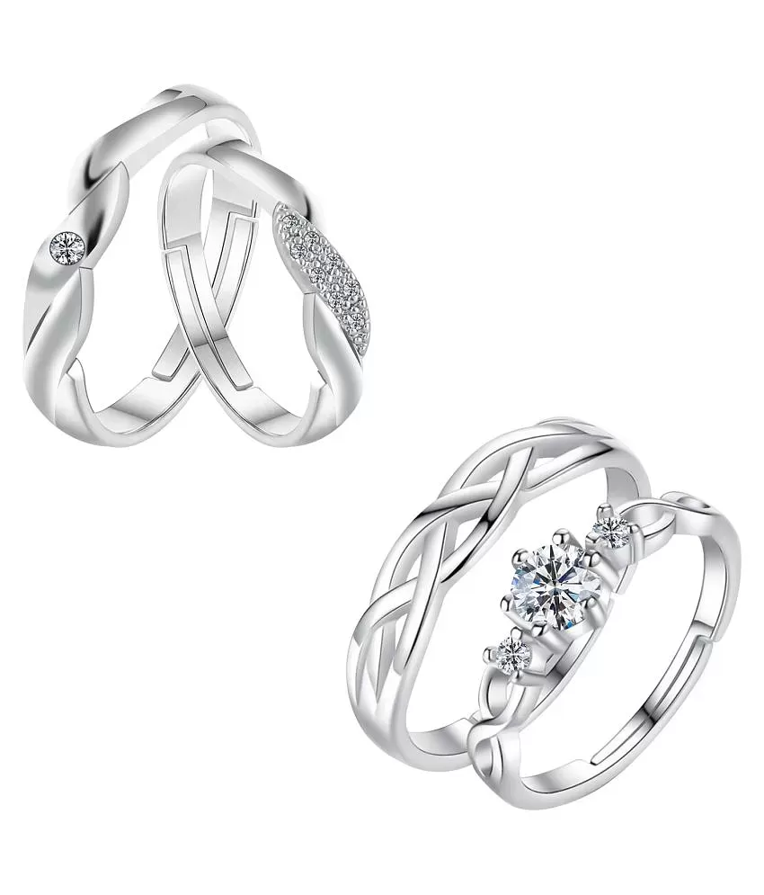Matching Star Dust™ Wedding Ring Set in Tungsten | Patrick Adair Designs
