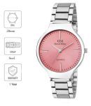 David Miller Stainless Steel Round Womens Watch