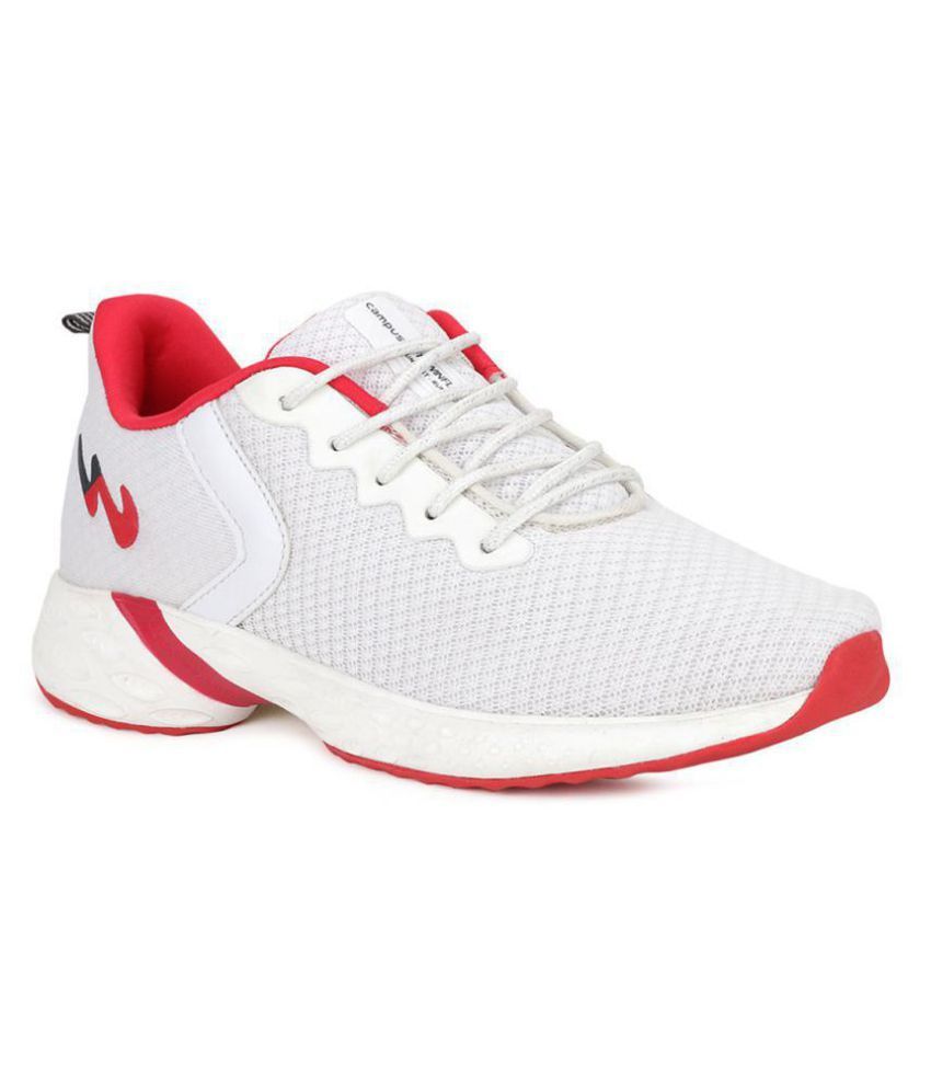     			Campus - White Women's Running Shoes