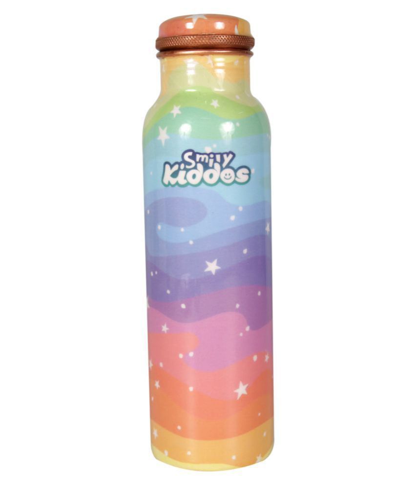     			Smily kiddos | Sparkle Unicorn Copper Water Bottle (pink)