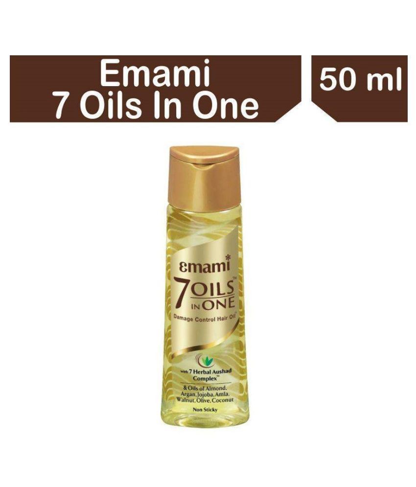 Emami 7 Oils In One Damage Control Hair 50 mL Pack of 2: Buy Emami 7 Oils  In One Damage Control Hair 50 mL Pack of 2 at Best Prices in India -  Snapdeal