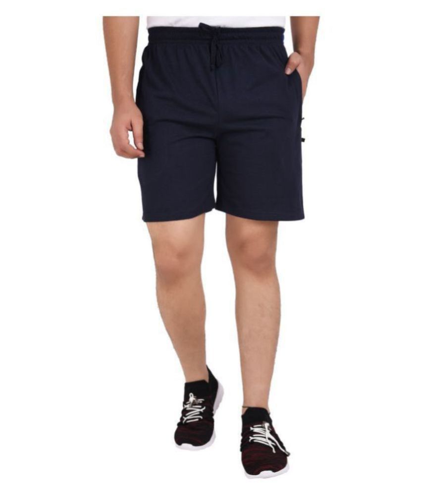Neo Garments Navy Shorts SINGLE MEN'S SHORT NAVYBLUE (PLUS SIZES M TO