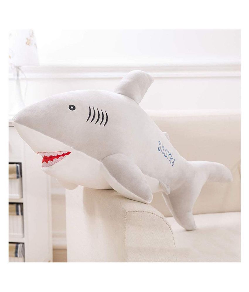     			Tickles Ocean Shark Super Soft Stuffed Plush Animal Toy for Girls & Boys Kids Babies Birthday Gifts (Size: 45 cm Color: Grey)