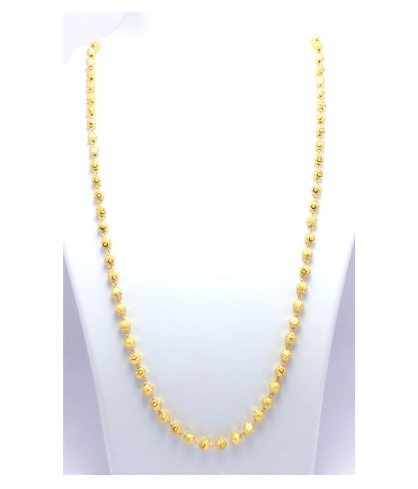 Buy Soni jewellery - Gold Plated Chain ( Pack of 1 ) Online at Best ...