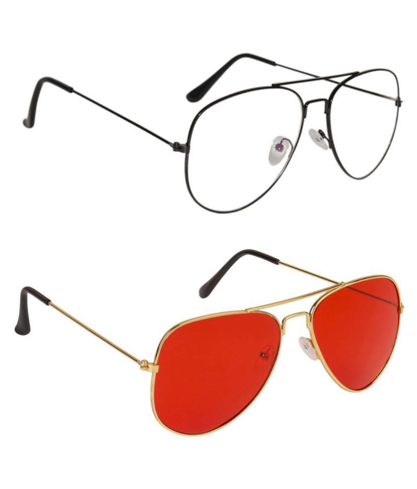 Arizona Sunglasses Multicolor Pilot Sunglasses ( Pack of 2 ) Buy