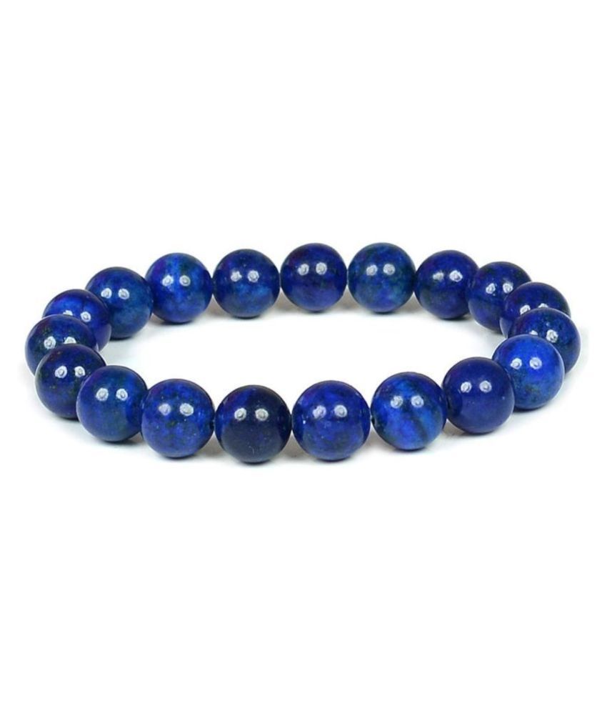     			8mm Blue Lapis Natutral Agate Stone Bracelet