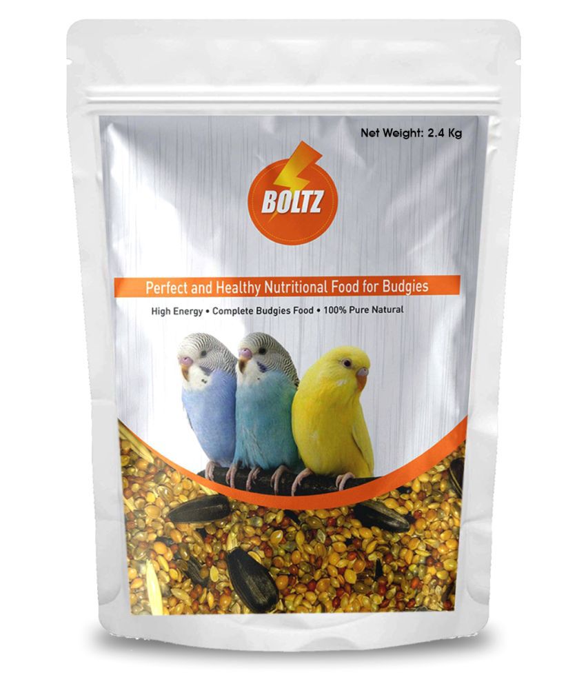 BOLTZ Bird Food for Budgies - Mix Seeds, Medium, 2.4 Kg