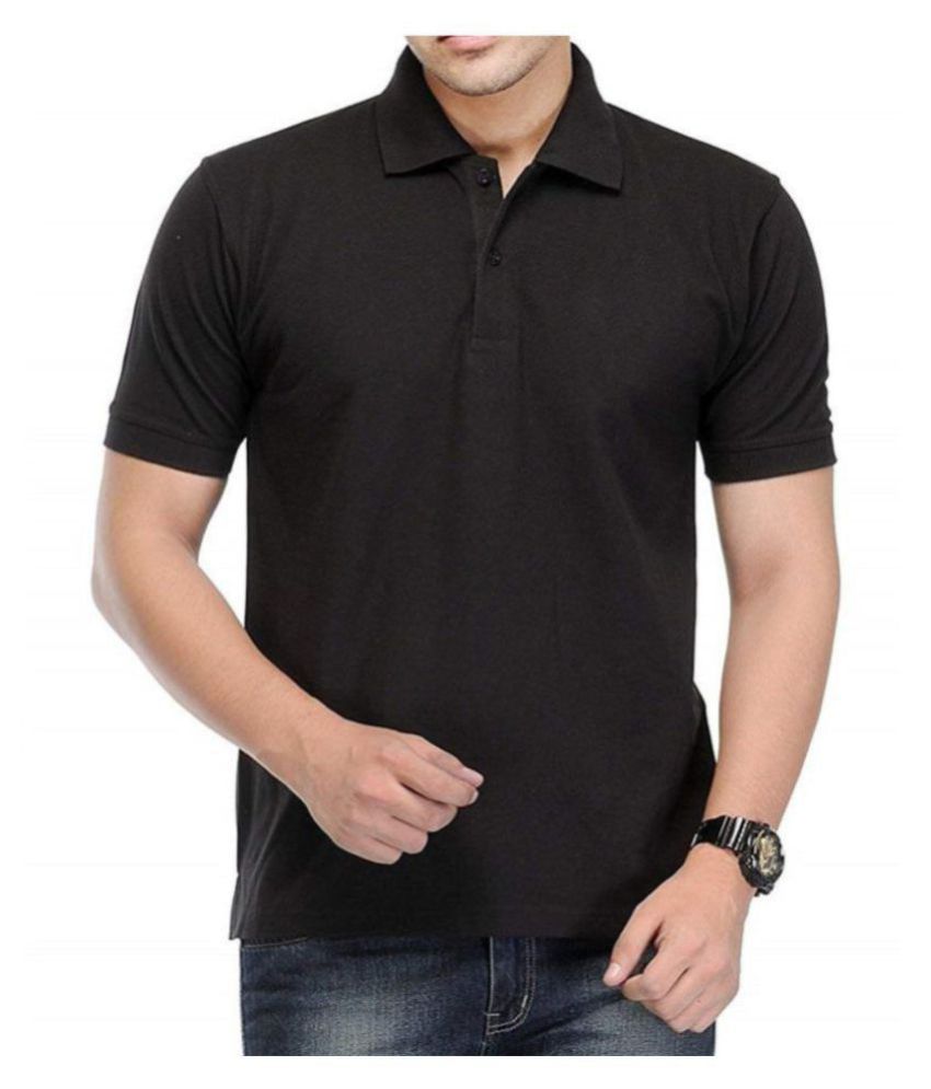 pack of black polo tees