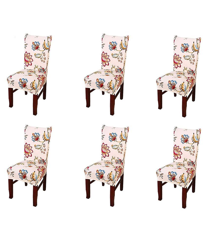     			House Of Quirk 1 Seater Polyester Set of 6 Sofa Cover Set