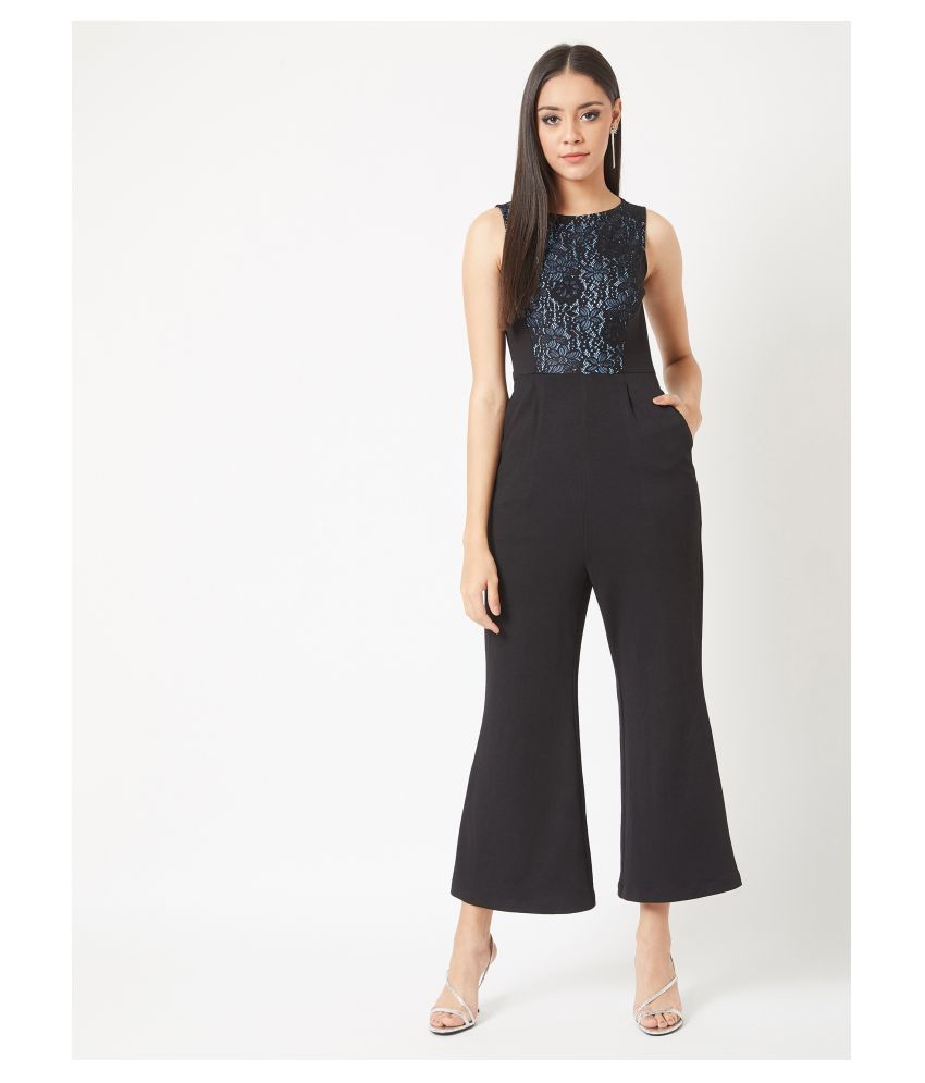     			Miss Chase Black Polyester Jumpsuit