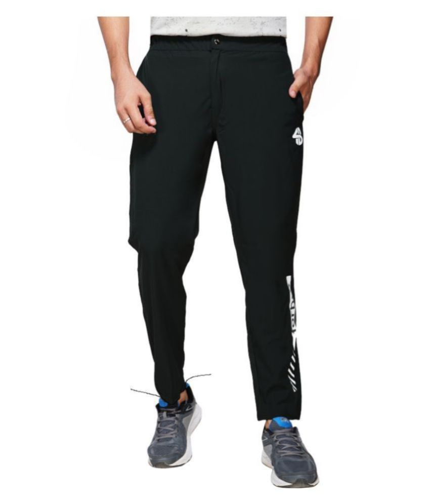     			Forbro - Black Polyester Men's Sports Trackpants ( Pack of 1 )