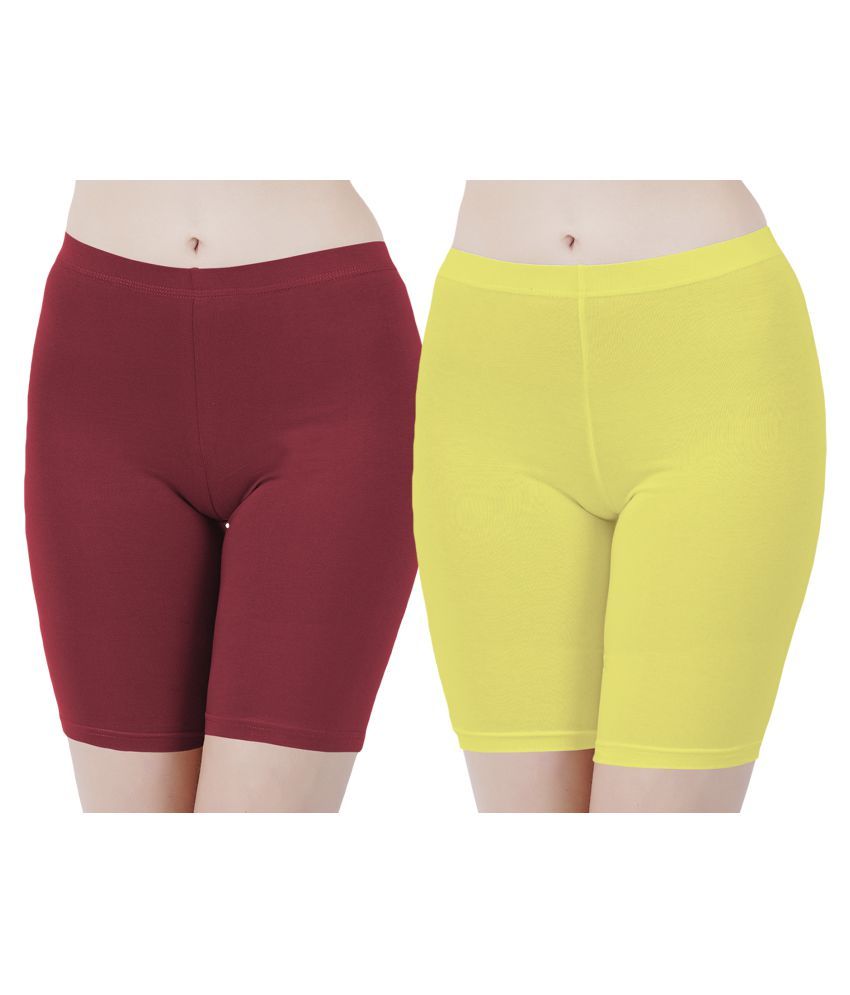     			Buy That Trendz Cotton Hot Pants - Maroon