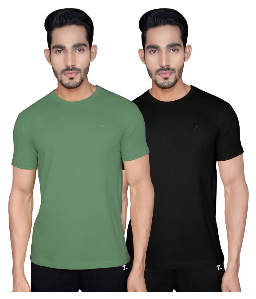     			XYXX Cotton Multi Solids T-Shirt