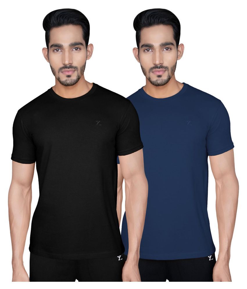     			XYXX Cotton Multi Solids T-Shirt