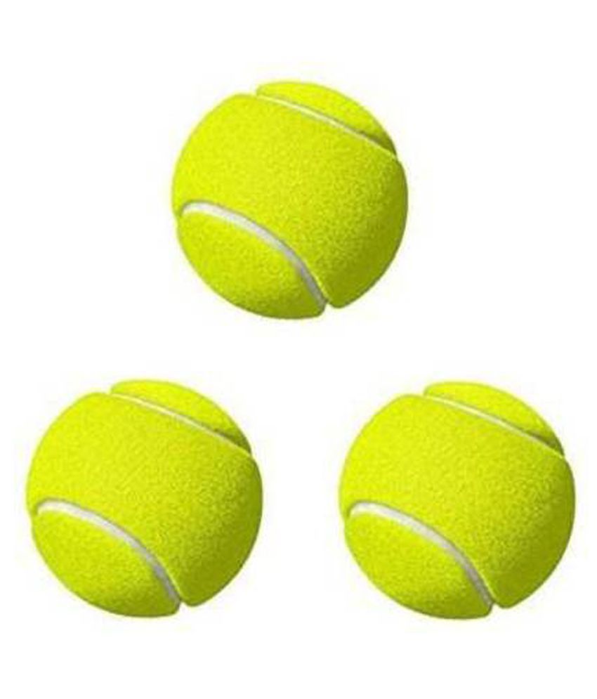     			Cricket Tennis ball Pack of 3 Ball ( Yellow )