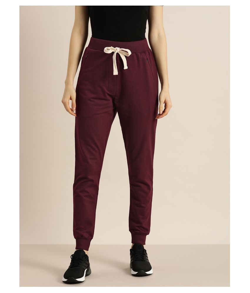     			Dillinger Maroon Cotton Joggers