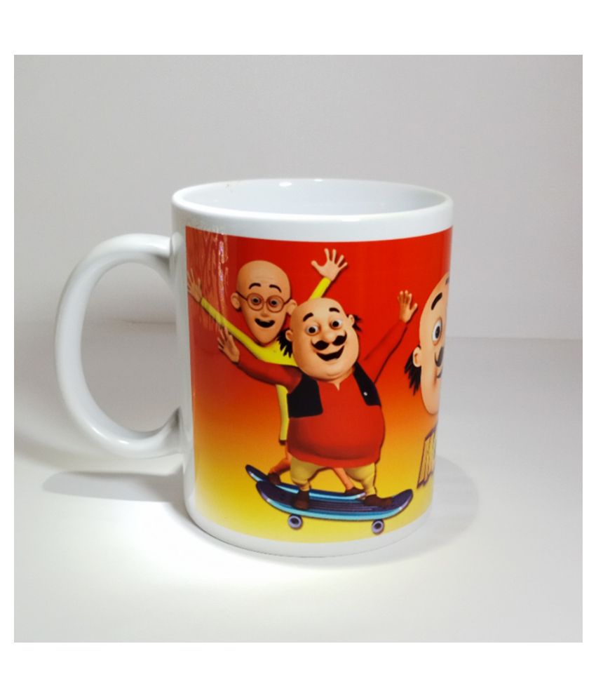Grace Sublimation Motu Patlu Ceramic Coffee Mug 1 Pcs 350 mL: Buy Online at  Best Price in India - Snapdeal