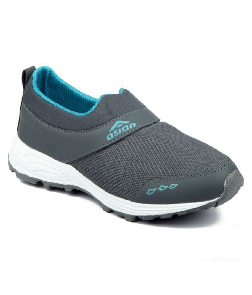     			ASIAN Gray Casual Shoes