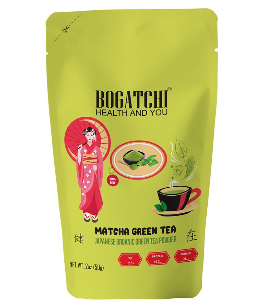 BOGATCHI Matcha Green Tea Powder Energy Drink 50 g