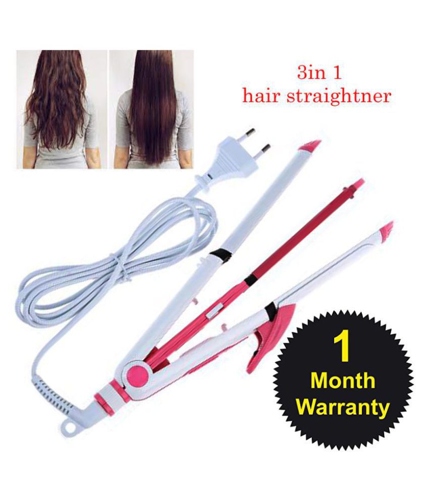 New 3In1 Hair Straightener Hair Curling Iron Multifunctional Roller Styling  Multi Casual Fashion Comb: Buy Online at Low Price in India - Snapdeal
