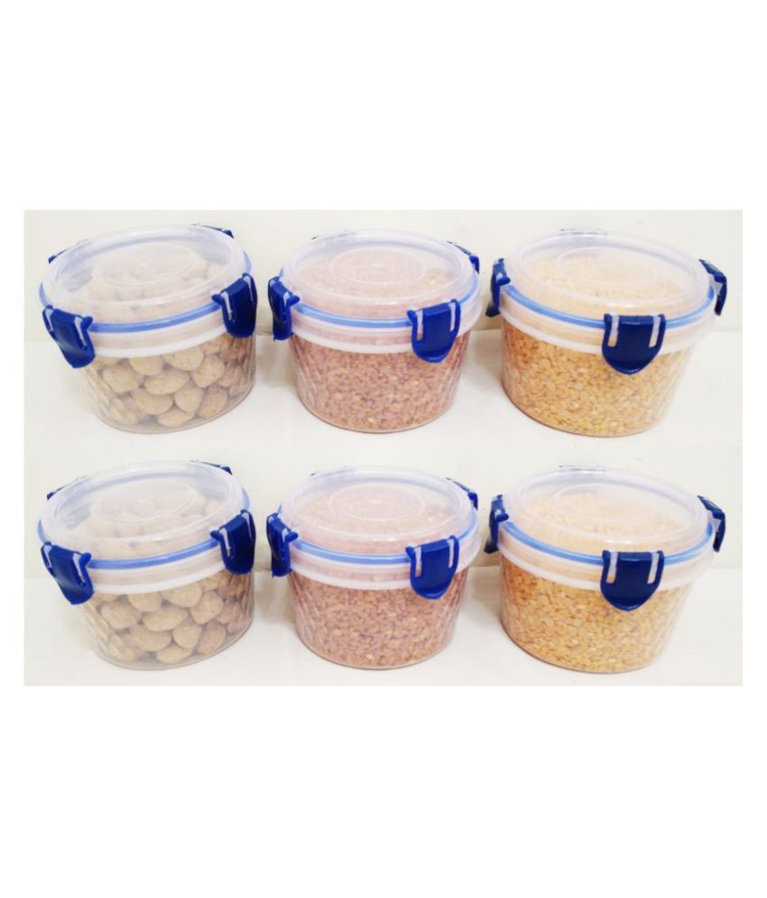 Zamkhudi Greocery Container Plastic Food Container Set Of 6 1000 Ml Buy Online At Best Price In India Snapdeal