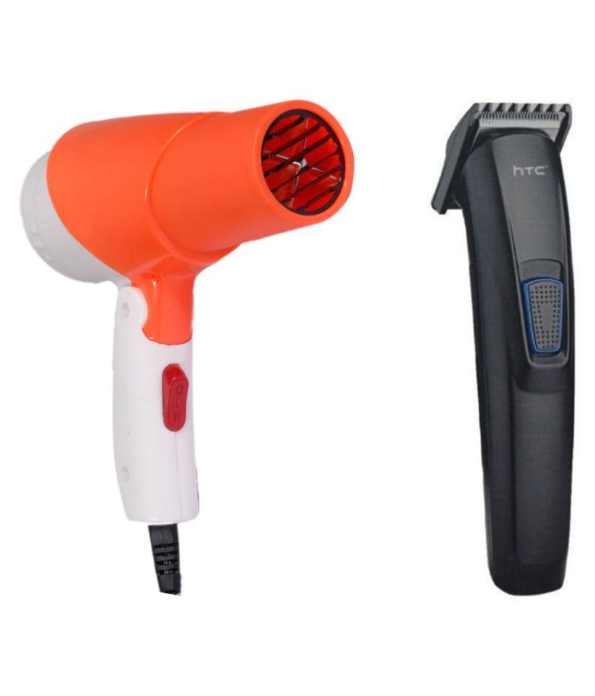 Buy Lenon LE- 1280 Hair Dryer ( Orange ) with HTC 522 Trimmer Online at  Best Price in India - Snapdeal