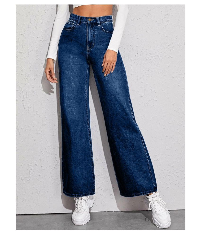 Buy kotty Cotton Lycra Jeans - Blue 