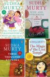 Sudha Murty 4 Books Combo: Wise and Otherwise + The Magic of lost Temple + How i taught my grandmother to read + Three Thousands Stitches