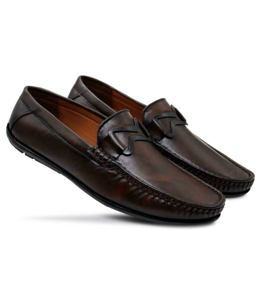 Buy K' Footlance Brown Loafers Online at Best Price in India - Snapdeal