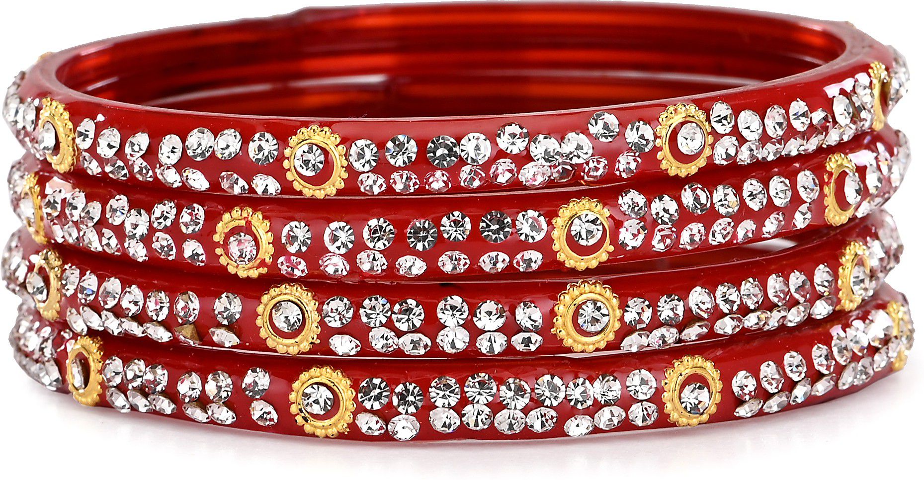     			Somil Designer Bridal Glass Bangle Set For Party Marriage, And Function, Ornamented, Colorful -S11_2.2