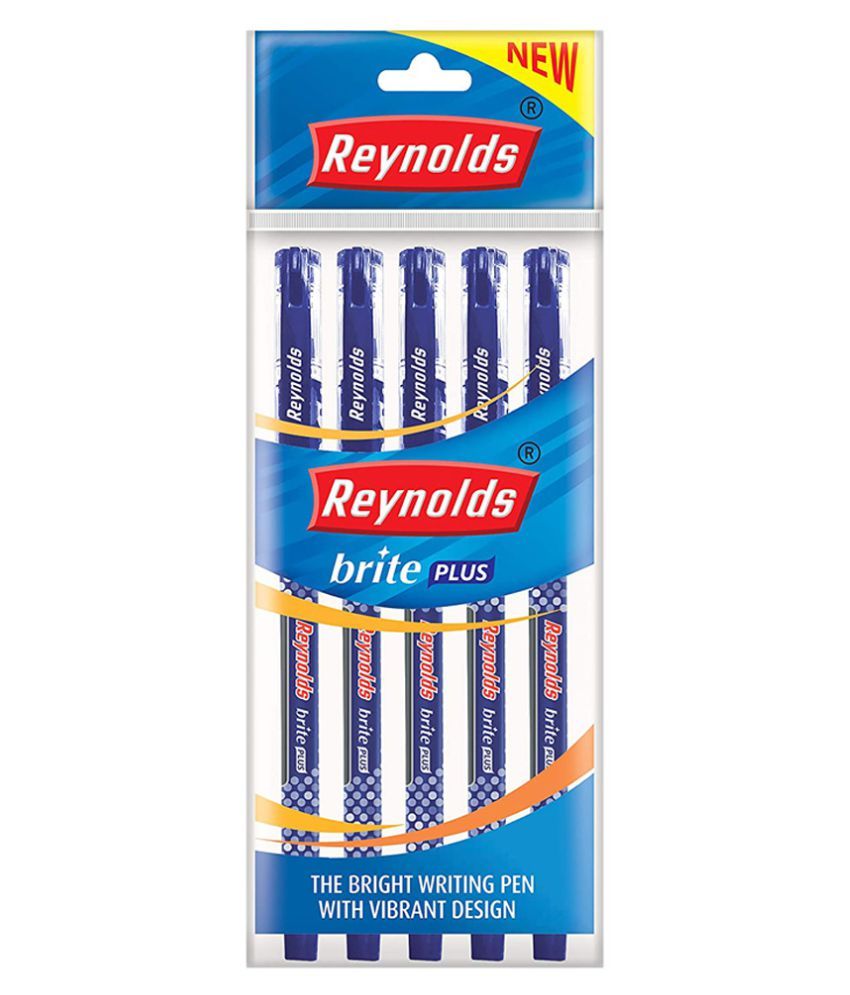 REYNOLDS BRITE PLUS BALLPOINT PENSBLACK (PACK OF 60) Buy Online at
