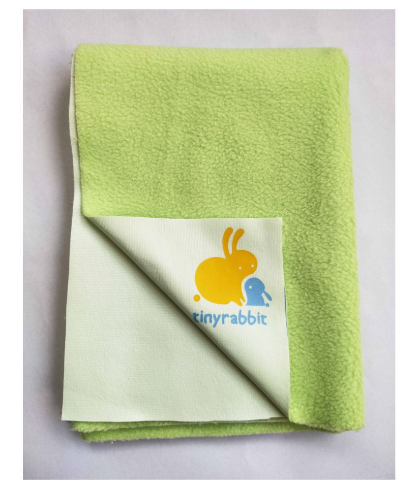 tinyrabbit Green Laminated Waterproof Sheet ( 50 cm × 70 cm - 1 pcs )