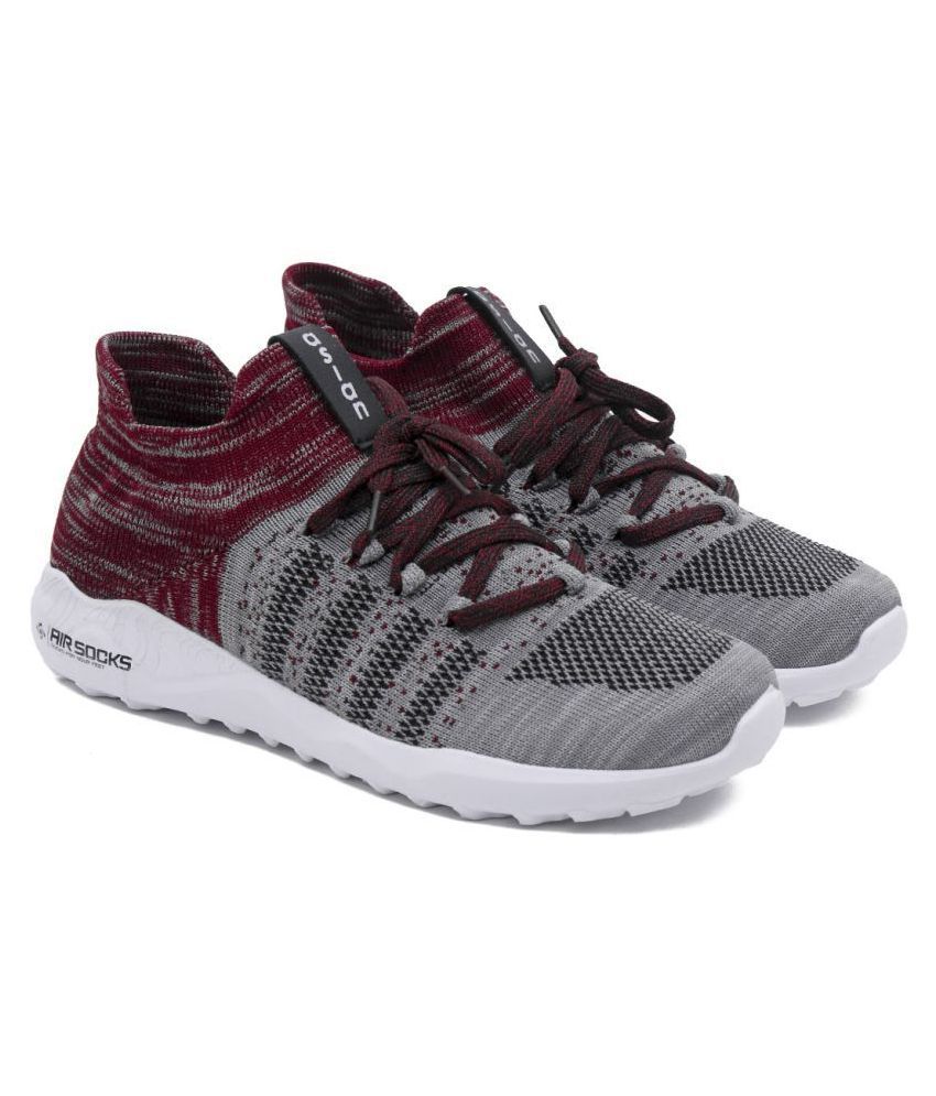     			ASIAN  Maroon  Men's Sports Running Shoes
