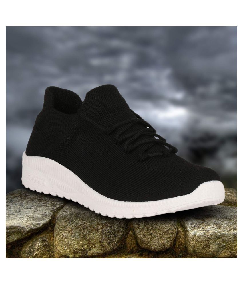     			Sukun Black Casual Shoes