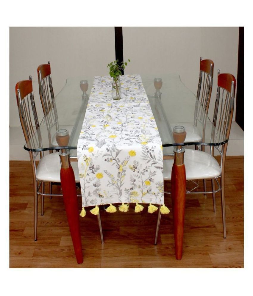 cotton candy 6 Seater Cotton Single Table Runner