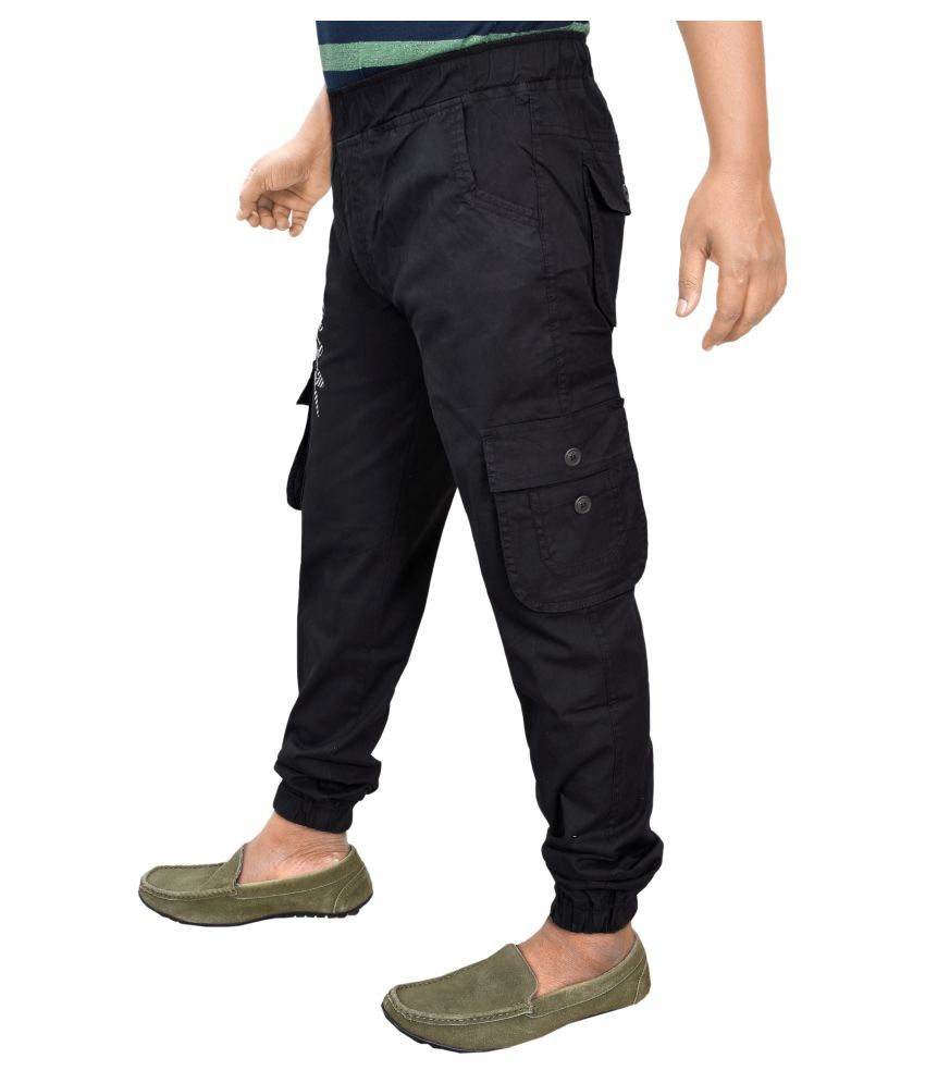 black jean cargos