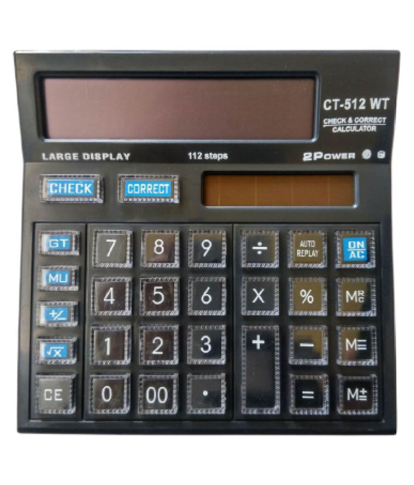     			Amigo Financial and Business Office Calculator with Large LCD Display and Acrylic Protected Mirror Buttons