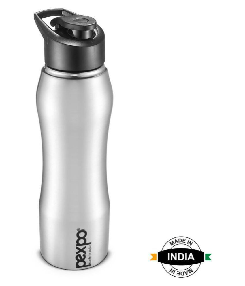 Pexpo Na Silver 1000 Ml Stainless Steel Water Bottle Set Of 1 Buy Online At Best Price In India Snapdeal