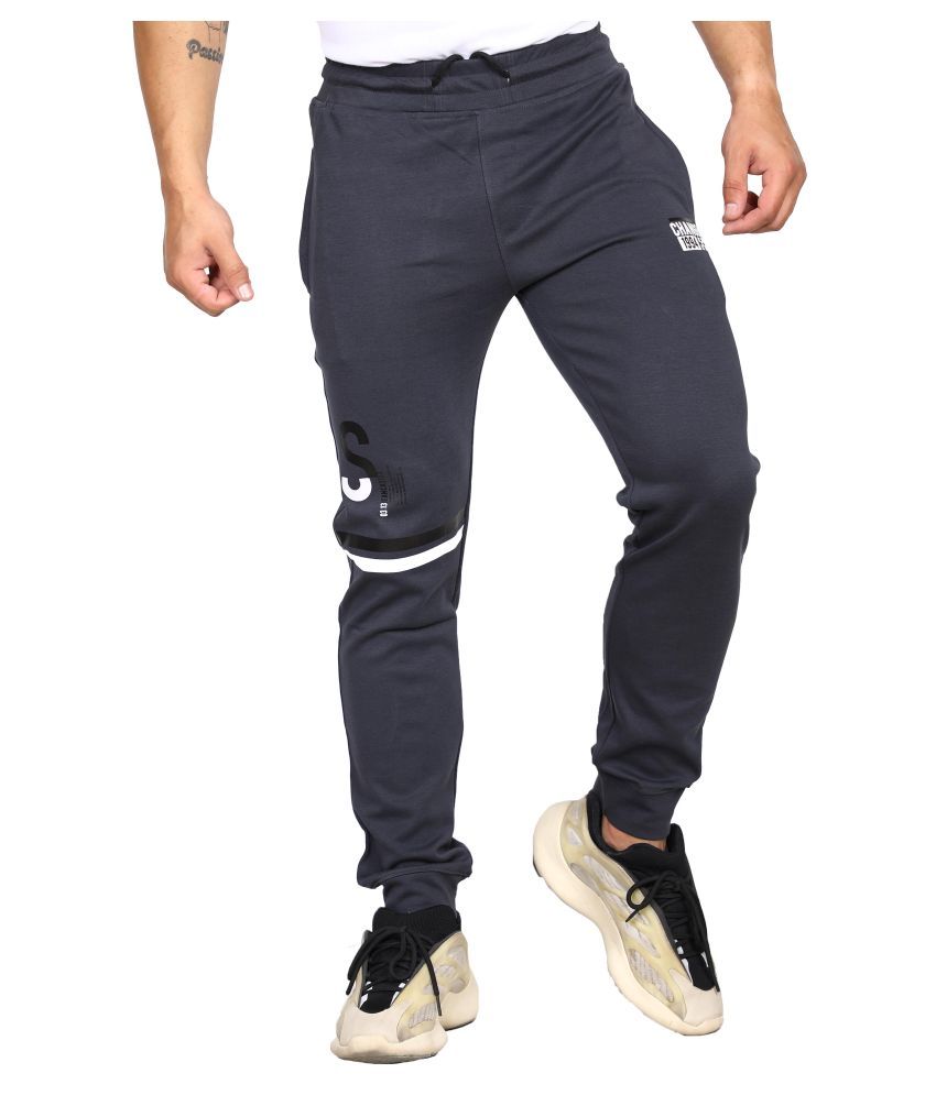 cotton blend track pants