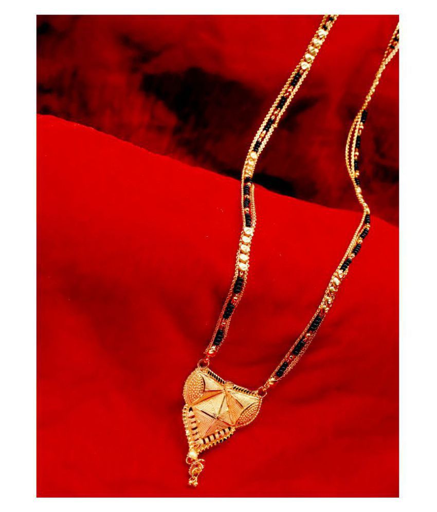     			Shankhraj Mall Gold Plated Letest & Designer Mangalsutra For Women-100197