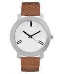 newmen FS BROWN PU Analog Men's Watch